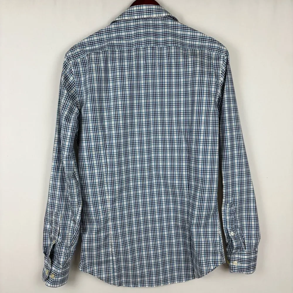 Banana Republic Button Down Plaid‎ Styled Dress Shirt
